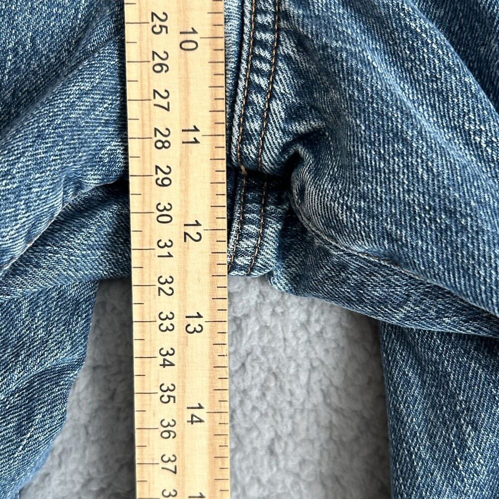 Eddie Bauer Fleece Lined Jeans Mens 38 X 32 Relaxed Fit Denim Outdoor Hunting - Picture 7 of 16